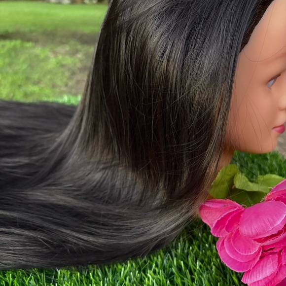 MANNEQUIN HEAD WIG PRACTICE HAIRSTYLE BEAUTICIAN HAIRDRESSER UPDO COSMETOLOGY - Picture 12 of 15